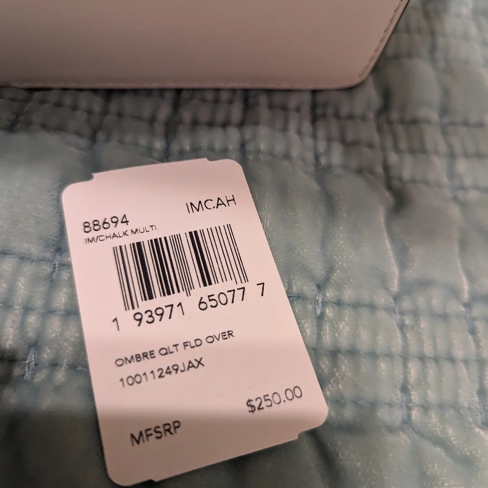 Coach ombre quilted foldover crossbody purse - Picture 9 of 16